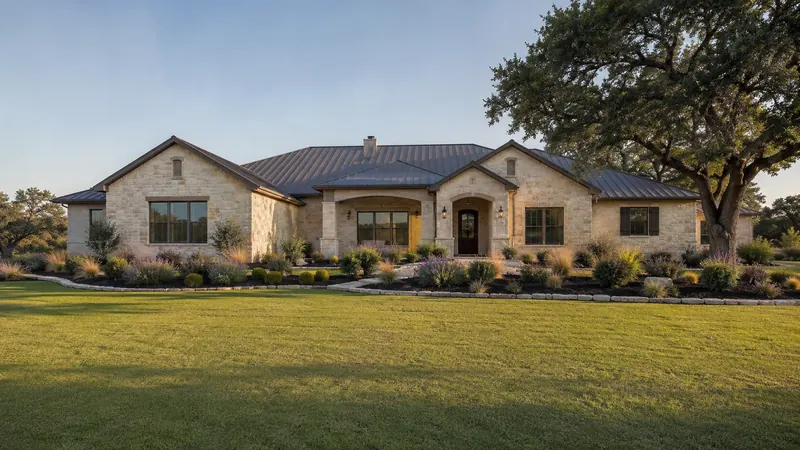 Residential landscaping in Spring Branch, TX by CJK Landscaping